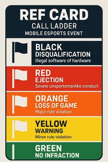 Ref rule card with call ladder